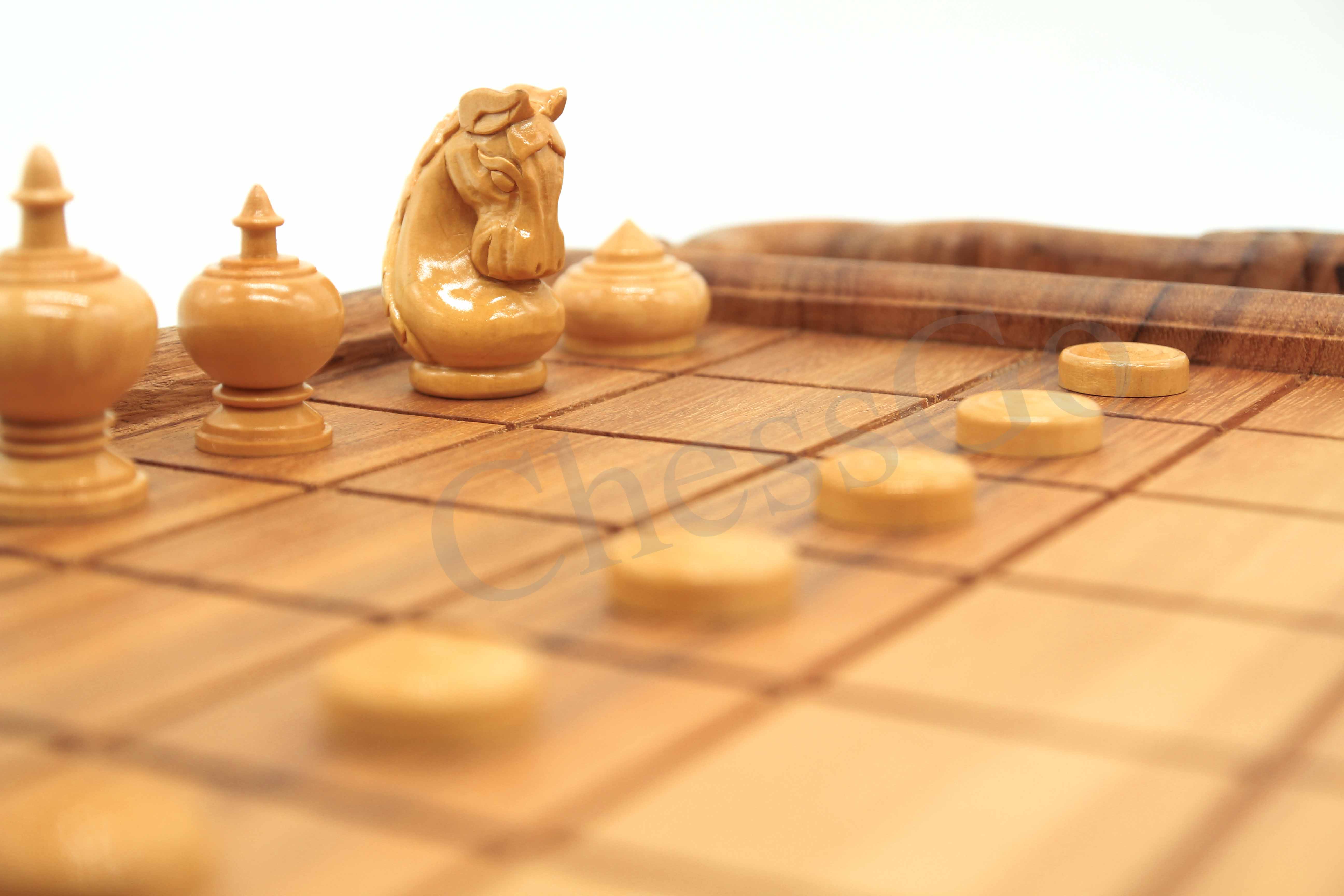 ชุดหมากรุกไทยไม้พฤกษ์B(ตัวไม้รุ่นหงส์มังกร)