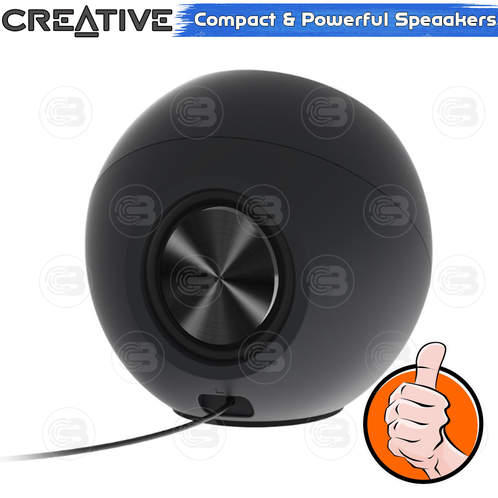 [CoolBlasterThai] CREATIVE SPEAKER PEBBLE V2 USB TYPE-C (BLACK)