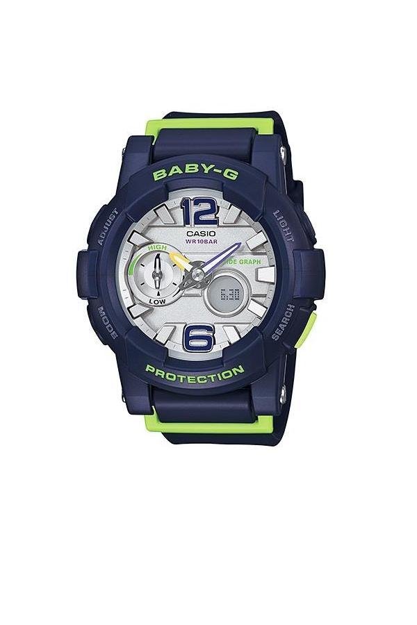 Casio Baby-G นาฬิกาข้อมือ สายเรซิ่น รุ่น BGA-180-2BDR
