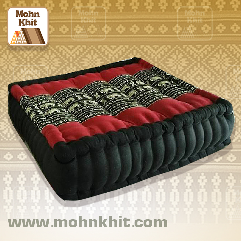 เบาะสมาธิหนา ขนาดใหญ่ 50x50x10Cm ,Large special wave maditation mattresses Cushions Khit Pillow Small Kapok100%