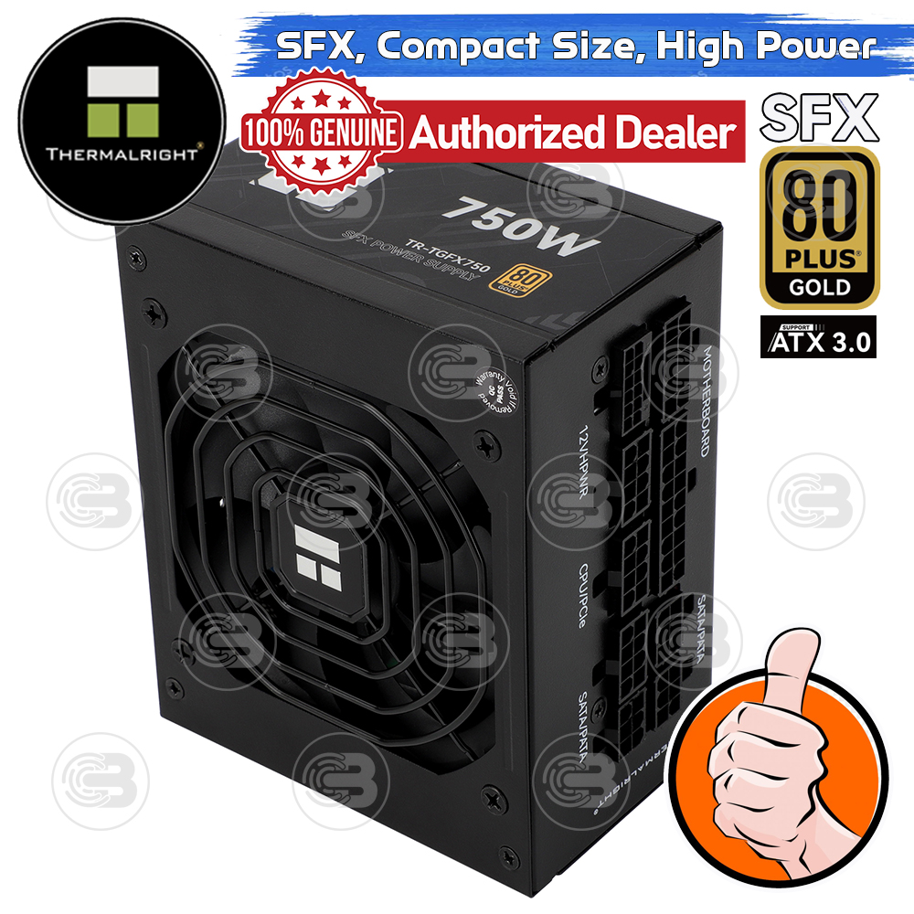 [CoolBlasterThai] Thermalright SFX Power Supply 750W 80 Plus Gold Embossed Full Modular (TGFX 750) ประกัน 5 ปี