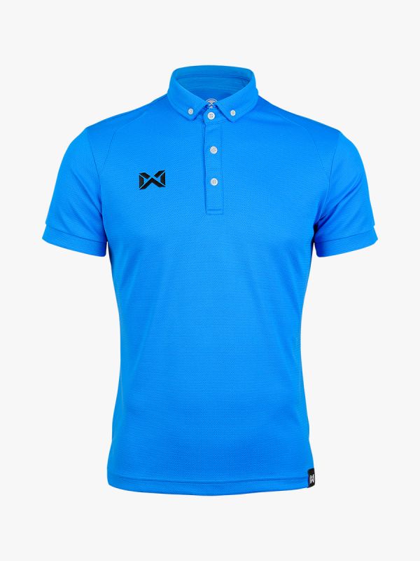 POLO SPORT WARRIX ( วอริกซ์ ) WA-3315N LL เสื้อโปโลสปอร์ต เสื้อคอกปก สีฟ้า