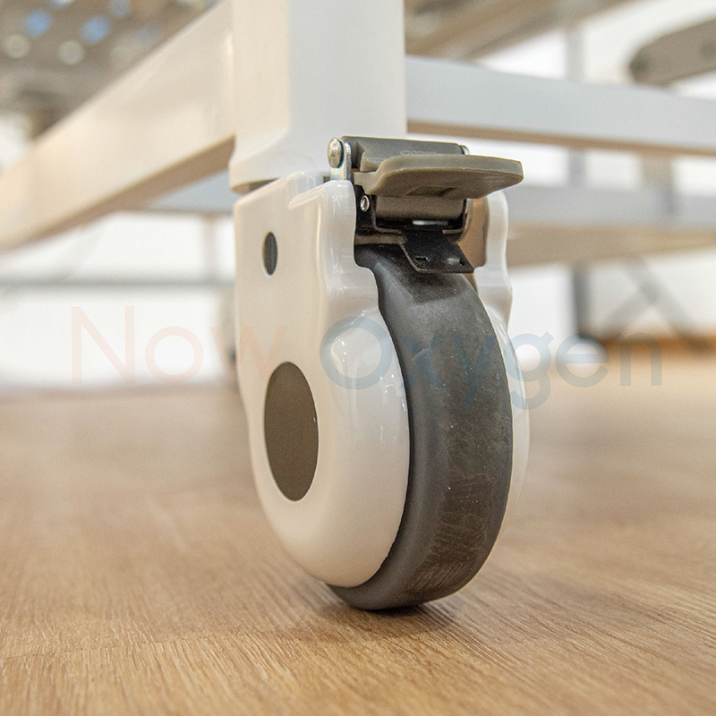 เตียงผู้ป่วย 4 ฟังก์ชั่น ระบบ Hybrid ใช้ได้ทั้งระบบไฟฟ้าและมือหมุน เวลาไฟฟ้าดับก็สามารถปรับด้วยมือหมุนได้ รับประกันศูนย์ไทย 6 ปี