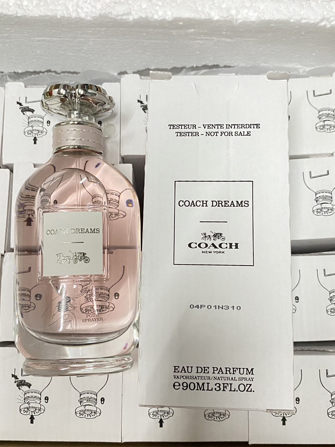 กล่องเทสเตอร์ ของแท้ Coach Dreams Eau de Parfum 90ml.