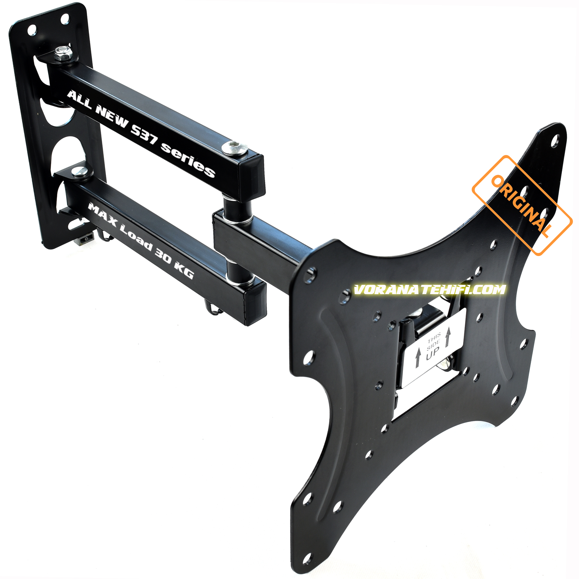 S37 ขาแขวนทีวี 17 - 37 inch LED,LCD TV,Full Motion Single-Arm TV Wall Mount