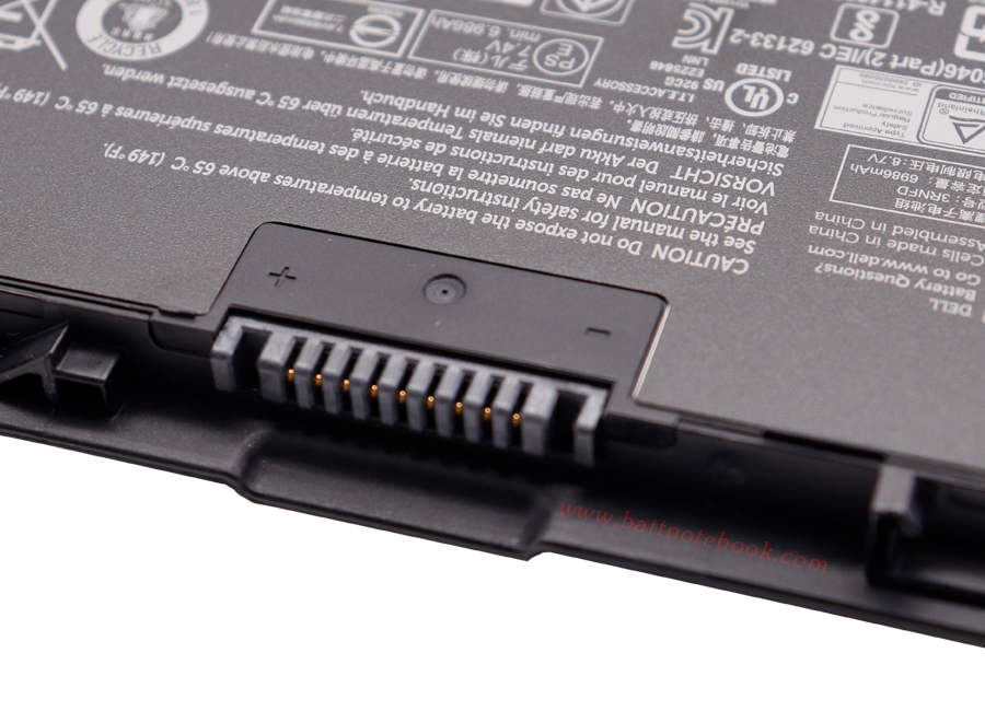 Battery Dell Latitude e7450 54Whr แท้ ลดราคาพิเศษ รับประกันศูนย์ Dell แบตเตอรี่โน๊ตบุ๊ค Dell E7450 Dell 7450 แท้