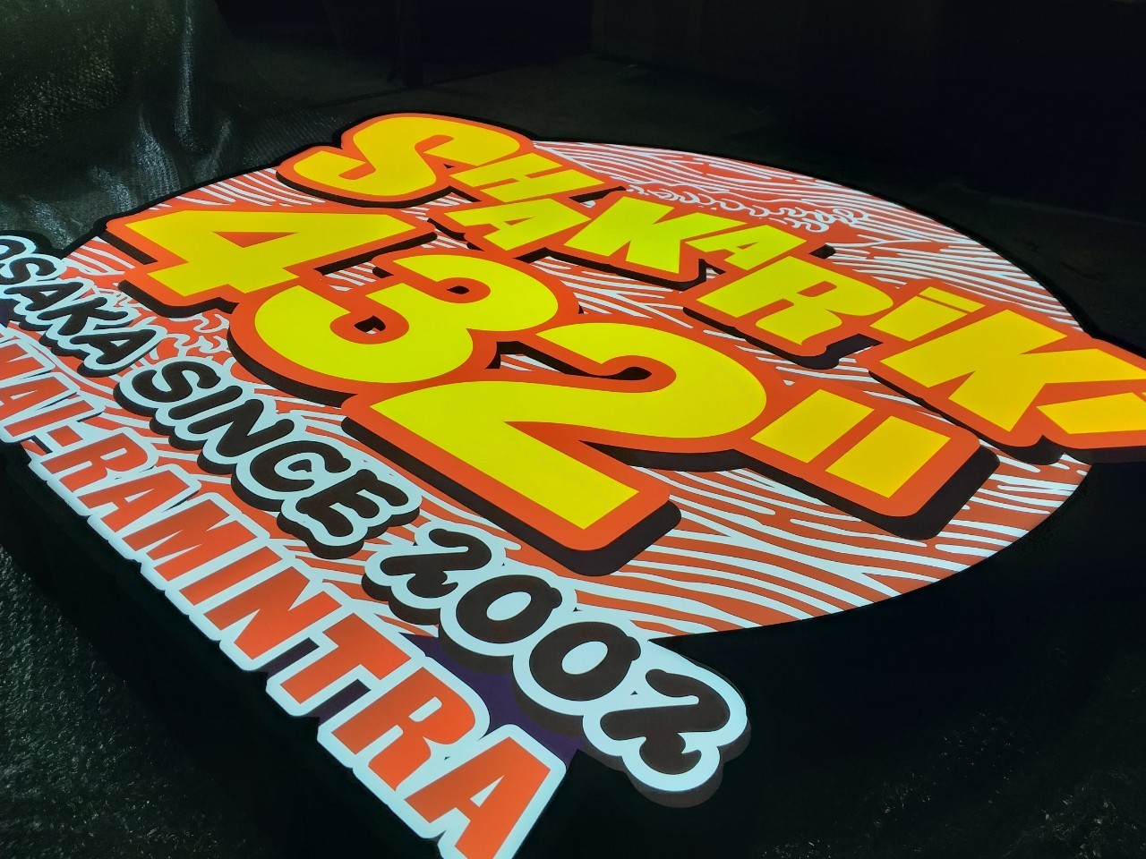 งานป้ายกล่องไฟ