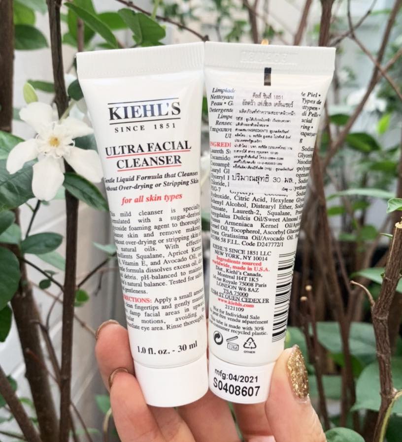 Kiehl's Ultra Facial Cleanser 30ml. เจลล้างหน้าสูตรอ่อนโยน สำหรับทุกสภาพผิว