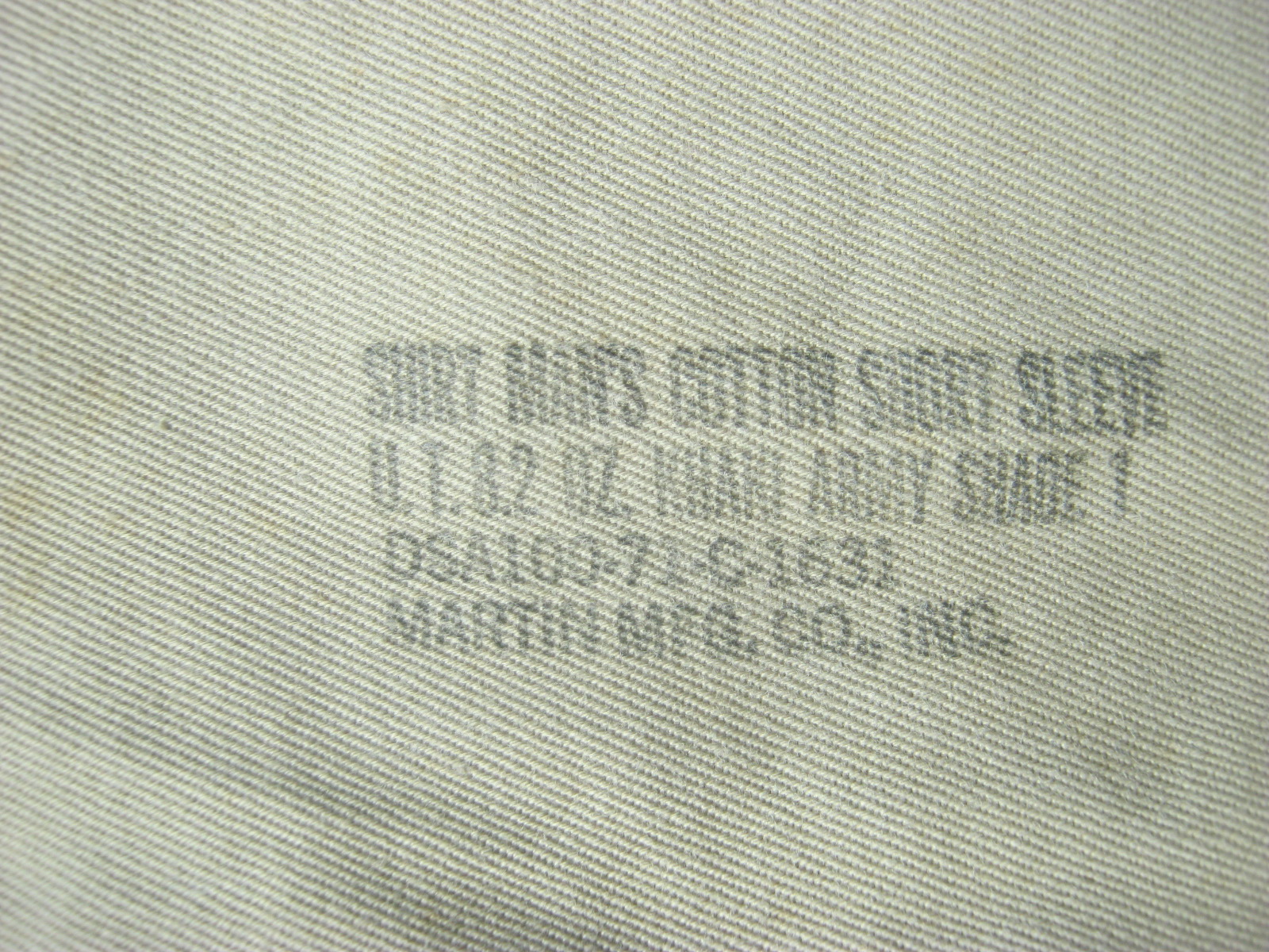 เสื้อทหารสหรัฐ กากี 1971 สงครามเวียตนาม