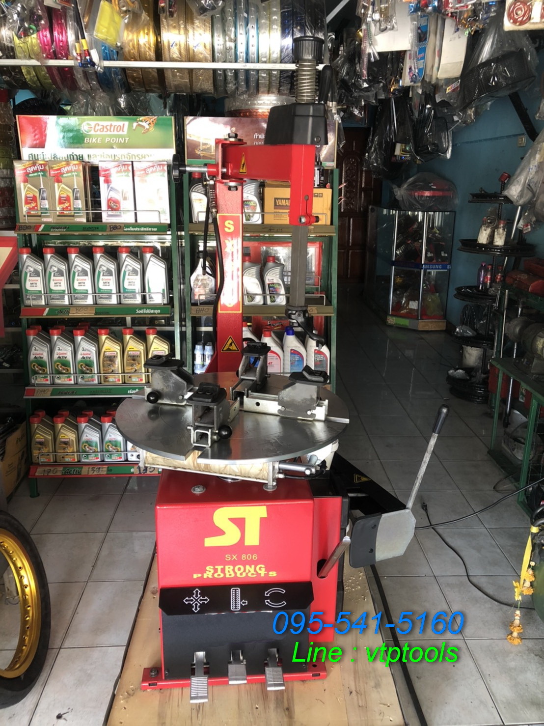 เครื่องถอดยางรถมอเตอร์ไซค์ ST - SX806