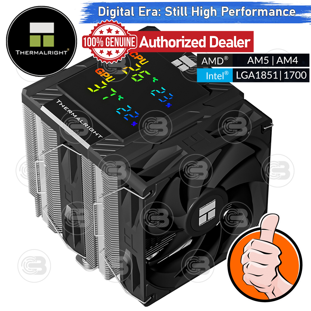 [CoolBlasterThai] Thermalright Peerless Assassin 120 Digital BLACK (AM5/LGA1851 Ready) ประกัน 6 ปี