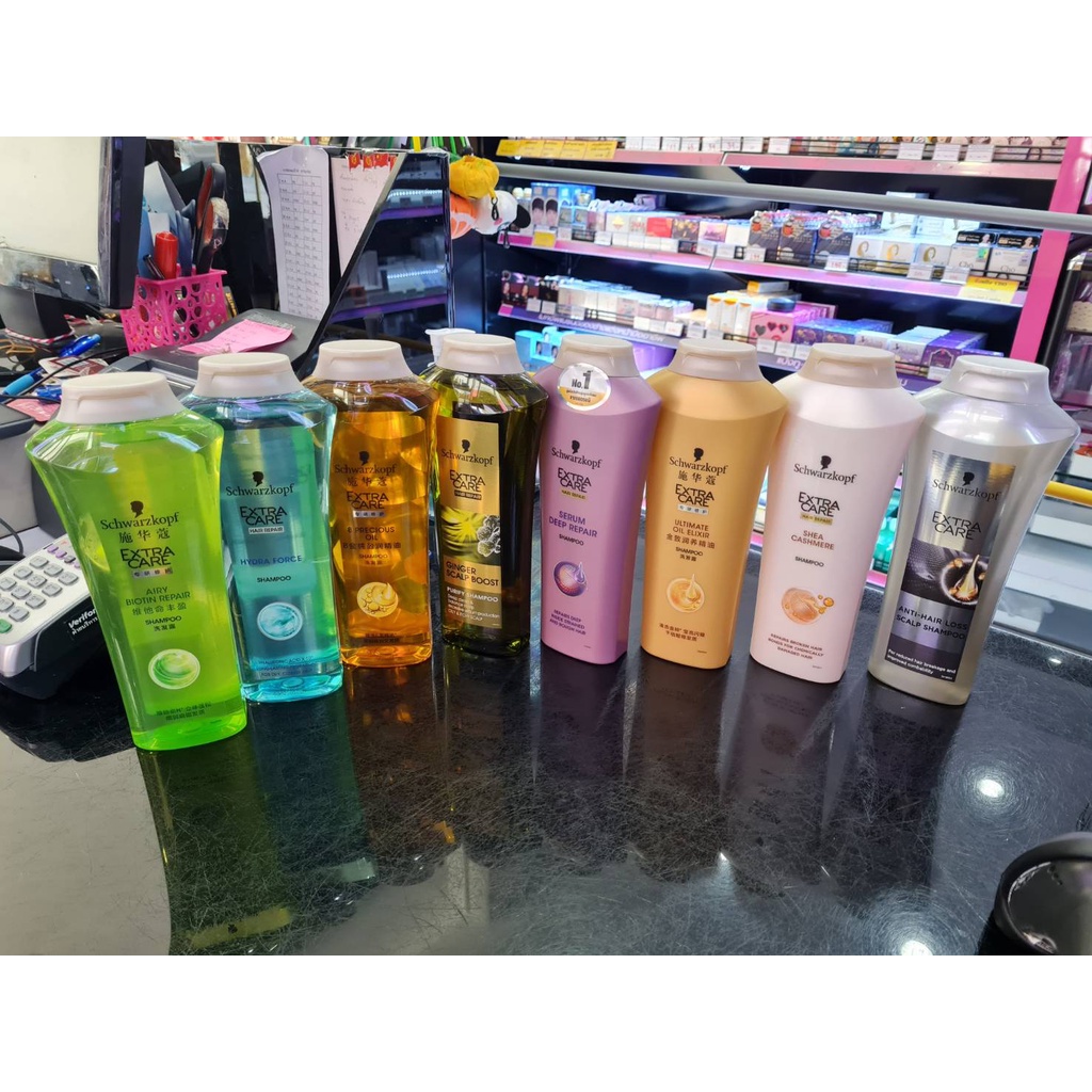 แท้พร้อมส่ง• (แชมพู) Schwarzkopf Extra Care Shampoo 400ml ชวาสคอฟ เอ็กซ์ตร้า แคร์