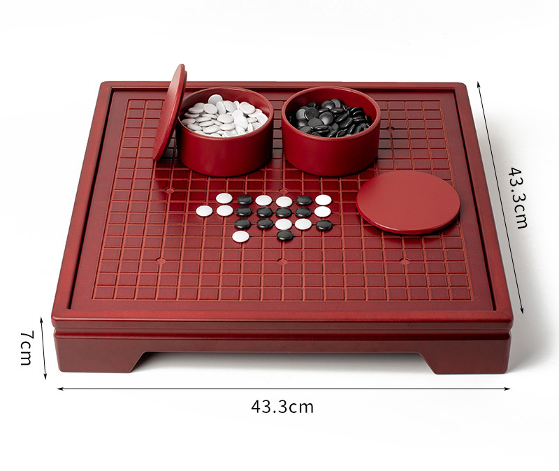 ชุดหมากล้อมไม้ Solid Wood