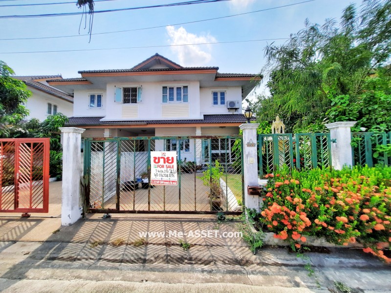 ขายบ้านแฝด ม.พิชญธารา ศาลายา ถ.เลียบคลองมหาสวัสดิ์ ต.ศาลายา อ.พุทธมณฑล นครปฐม ใกล้ ม.มหิดล / พื้นที่ 2 ชั้น 54.3 ตารางวา