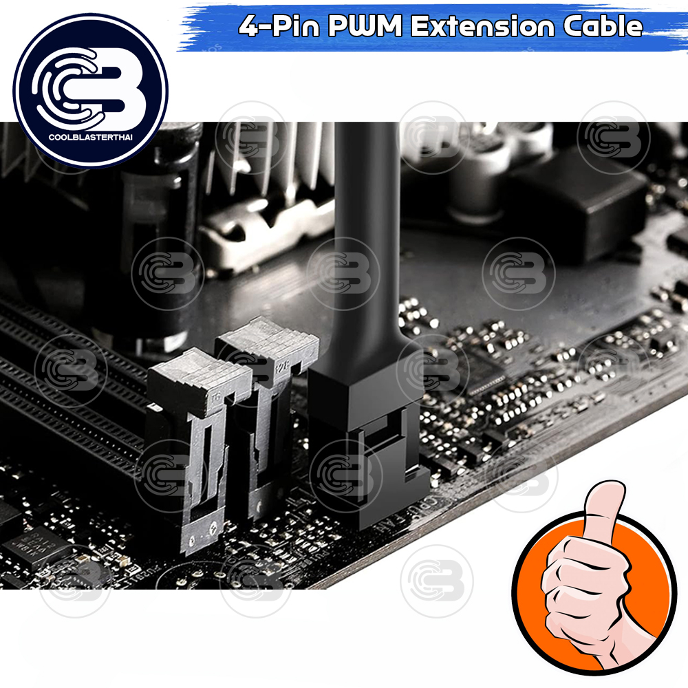 [CoolBlasterThai] Fully Sleeved 4-pin PWM 30cm Extension Cables