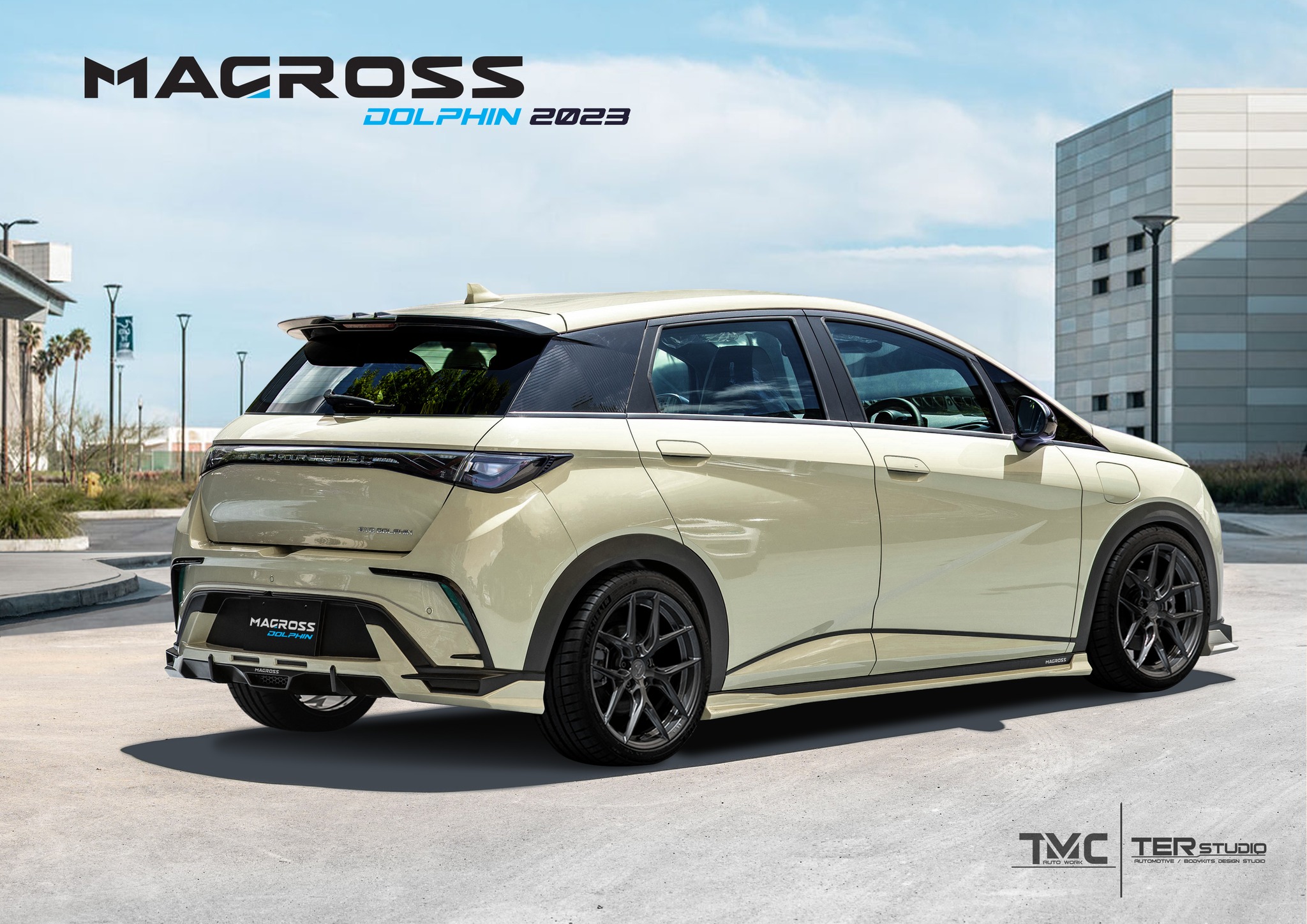 ชุดแต่ง ชุดสเกิร์ต BYD DOLPHIN รุ่น MACROSS