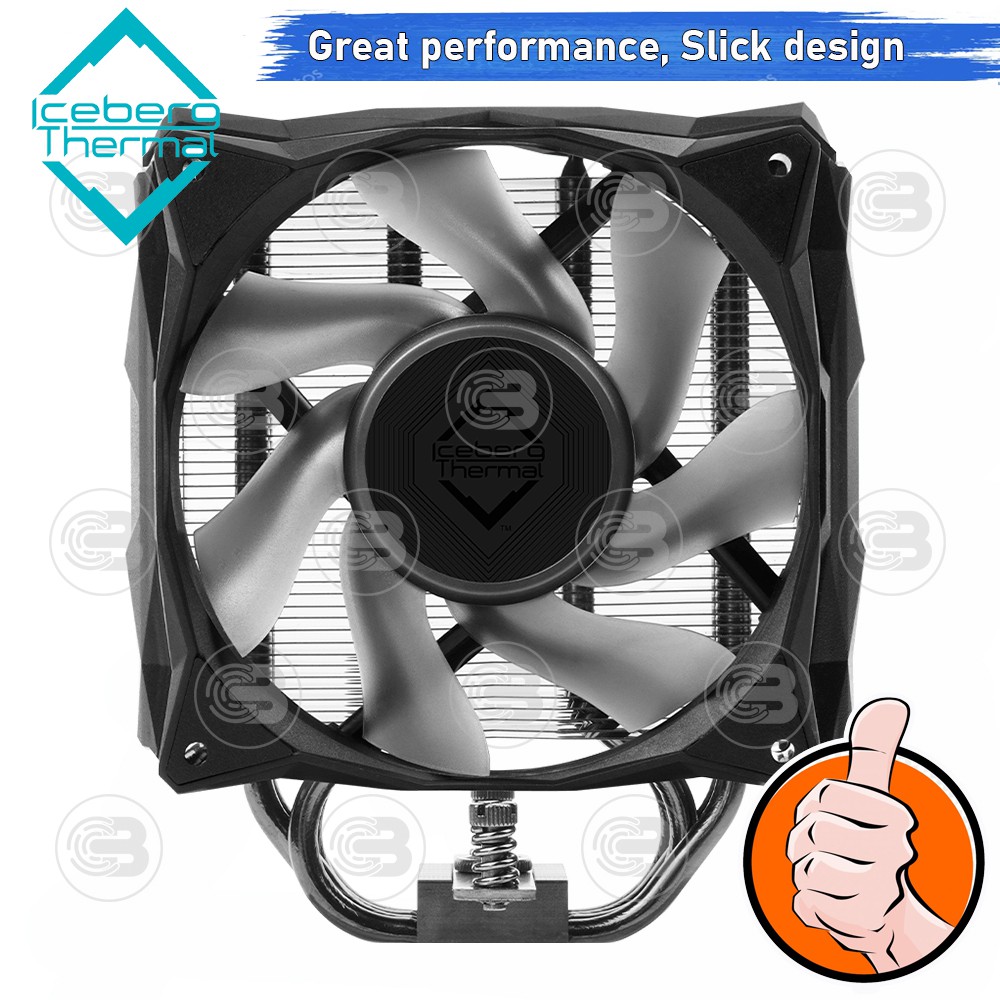 [CoolBlasterThai] Iceberg Thermal IceSLEET G4 Midnight Multi Compatible Tower CPU Cooler with A-RGB
