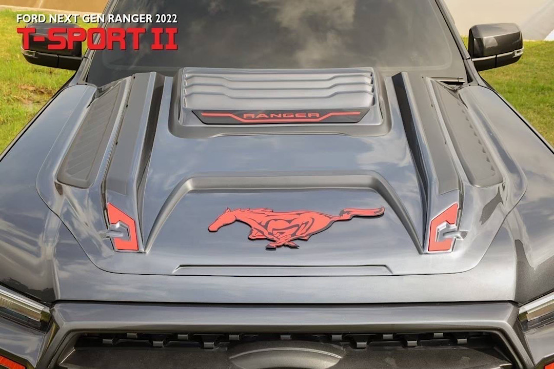 สกู๊ปฝากระโปรงหน้าฟอร์ดเรนเจอร์ Next Gen Ranger รุ่น T-SPORT II