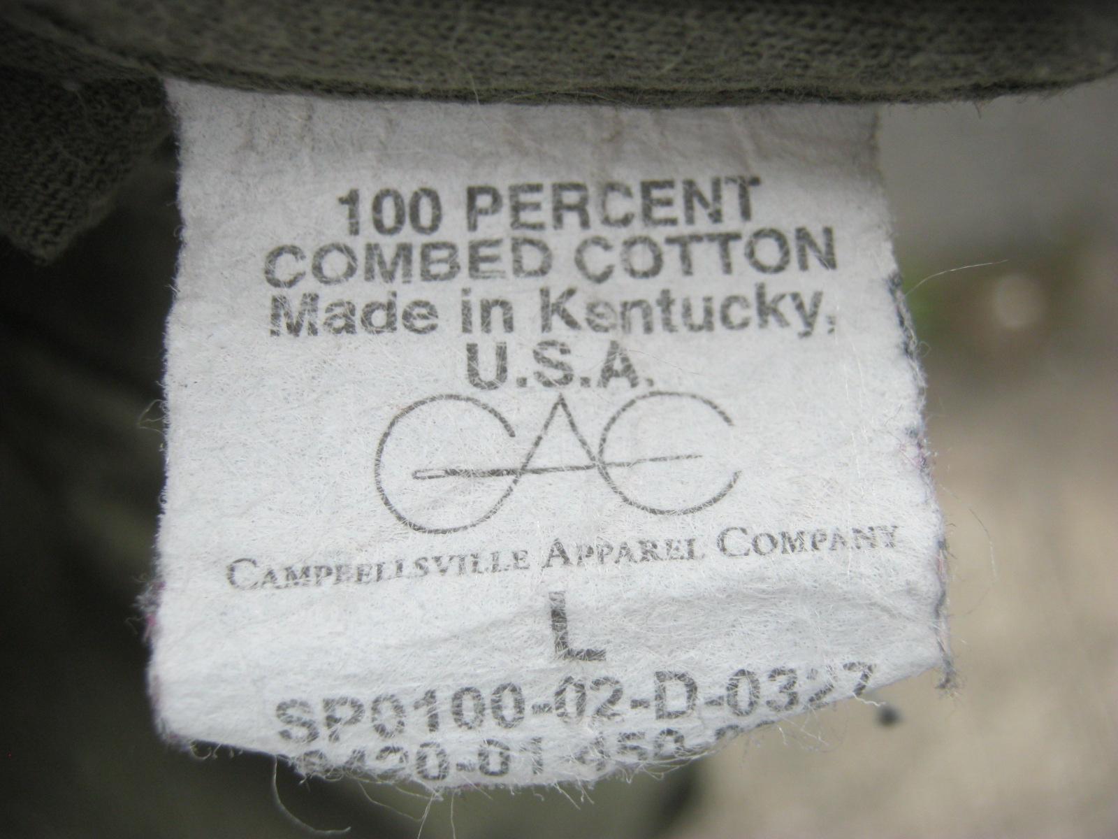 เสื้อยืดทหารสหรัฐ OG-107