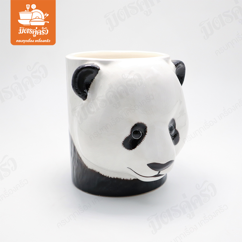ที่ใส่ปากกา เก็บช้อน หมีแพนด้า
