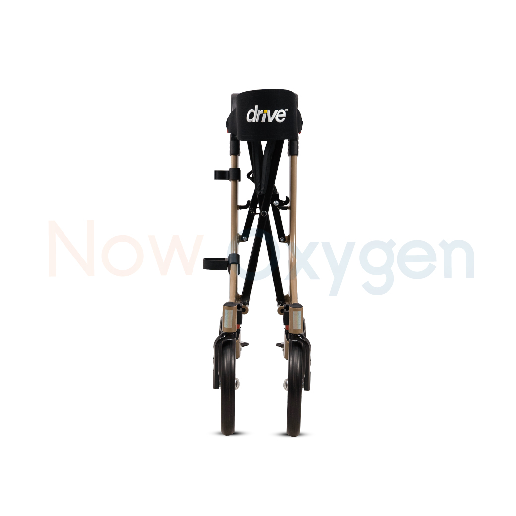 รุ่นใหม่ Nitro M Rollator แบรนด์ Drive Medical (Debilbiss) วอล์คเกอร์ 4 ล้อ อุปกรณ์ช่วยพยุงเดิน อุปกรณ์ฝึกเดิน รับประกัน 2 ปี