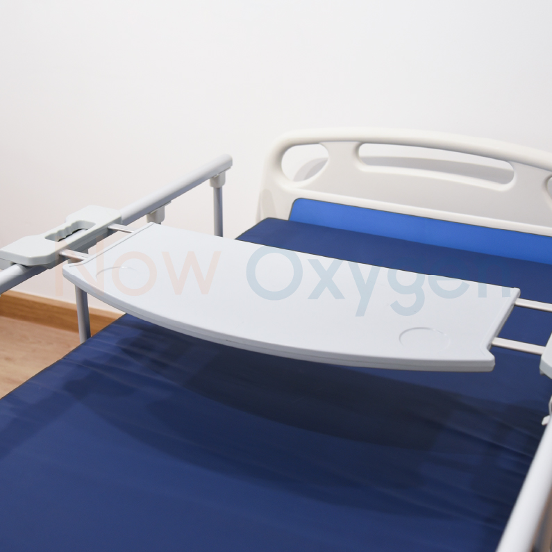 ถาดวางอาหารสำหรับเตียงผู้ป่วย