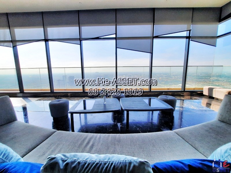 ขายคอนโดริมแม่น้ำเจ้าพระยา ใกล้รถไฟฟ้า ย่าน ตลาดต้นสัก แยกพระนั่งเกล้า สนามบินน้ำ : เดอะโพลิแทนรีฟ The Politan Rive : 31.12 ตร.เมตร