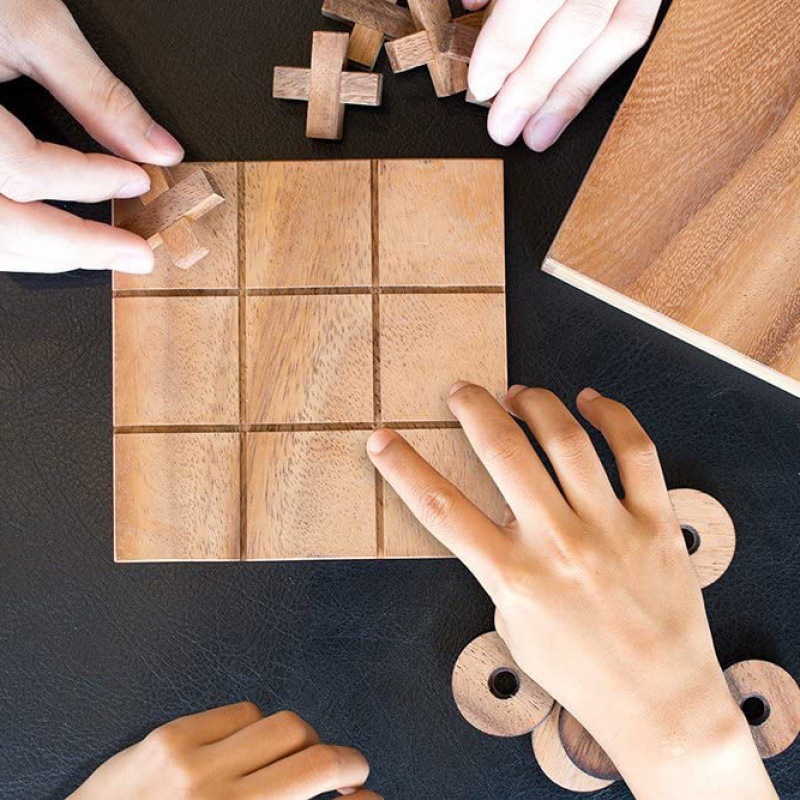 เกมOX โอเอกซ์ไม้ฉ่ำฉ่า (Tic-tac-toe)