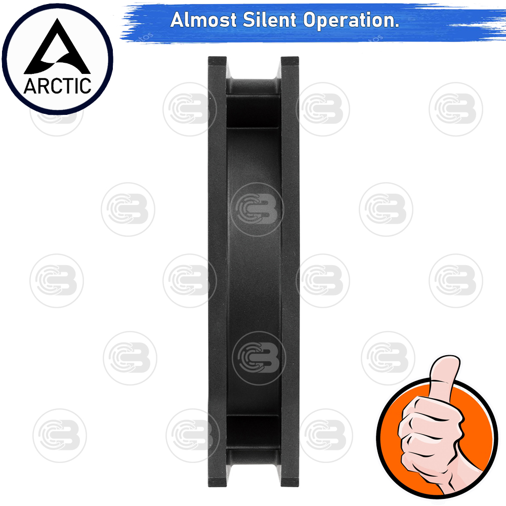 [CoolBlasterThai] ARCTIC P12 Silent Black (size 120 mm.) PC Fan Case ประกัน 6 ปี