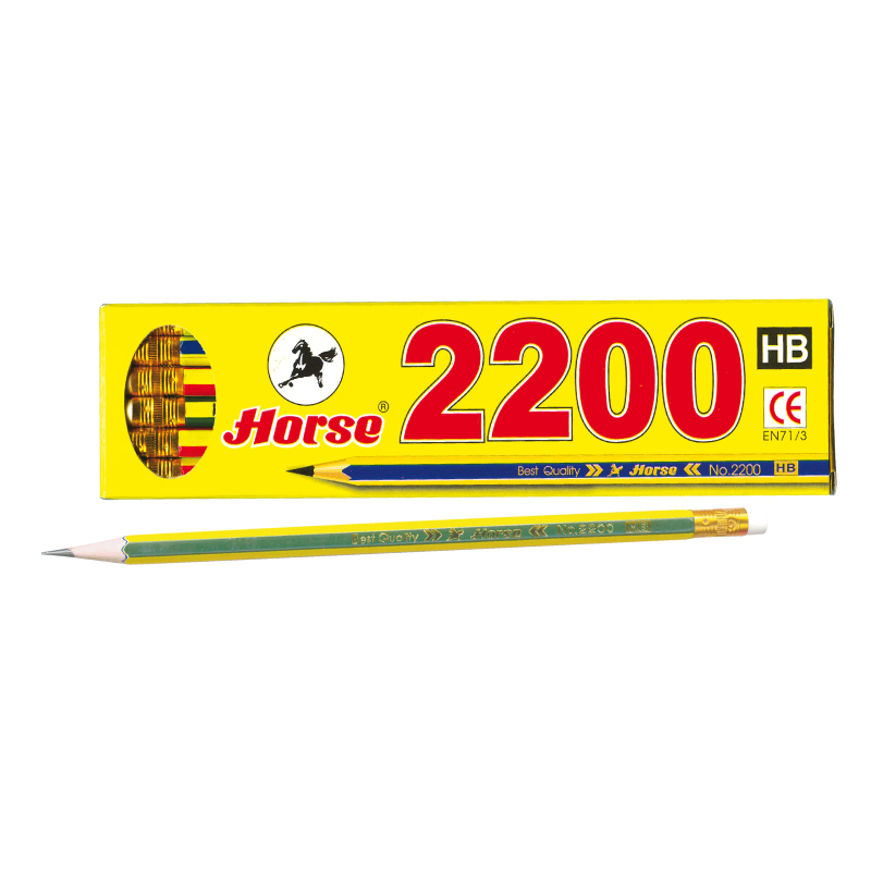 ดินสอไม้ม้า H-2200 12แท่ง/กล่อง