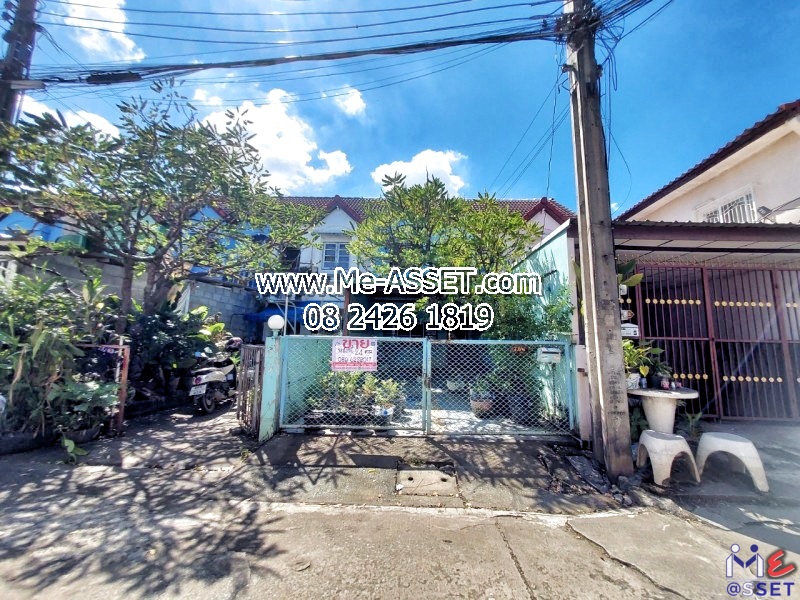 ขายทาวน์เฮ้าส์ ย่าน มีนบุรี คลองสามวา พระยาสุเรนทร์ รามอินทรา หทัยราษฎร์ : ม.เจริญทรัพย์ รามอินทรา 117 : 2 ชั้น 24 ตร.วา