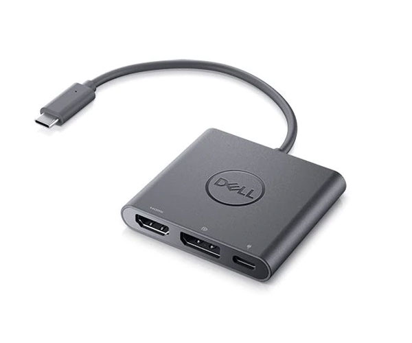 Dell Adapter USB-C to HDMI,DisplayPort with Power Delivery สายแปลง USB C เป็น HDMI หรือ DisplayPort