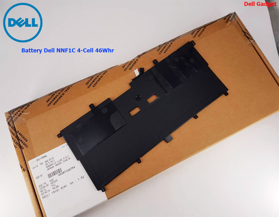 Battery Dell XPS 13 รุ่น 9365 4-Cell, 46Wh แบตเตอรี่ NNF1C ของแท้รับประกันศูนย์ Dell Thailand On-site Service
