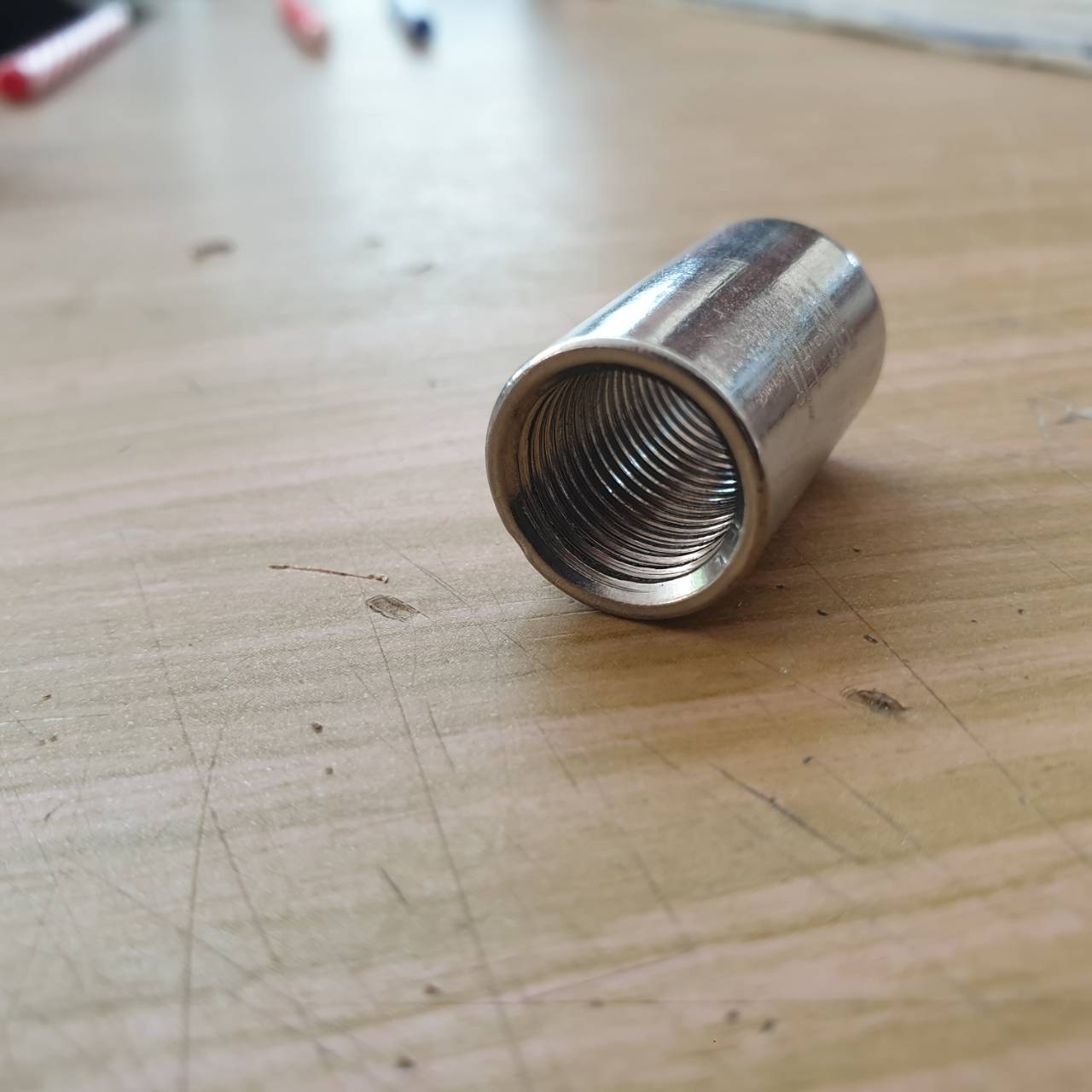 ต่อตรงสแตนเลส304 เกลียวใน NPT ขนาด 1/4นิ้ว(2หุน) #6000165