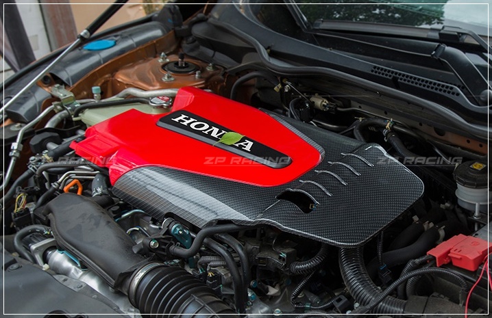 ฝาปิดห้องเครื่อง Type R Carbon logo Honda ปี 2016-2022