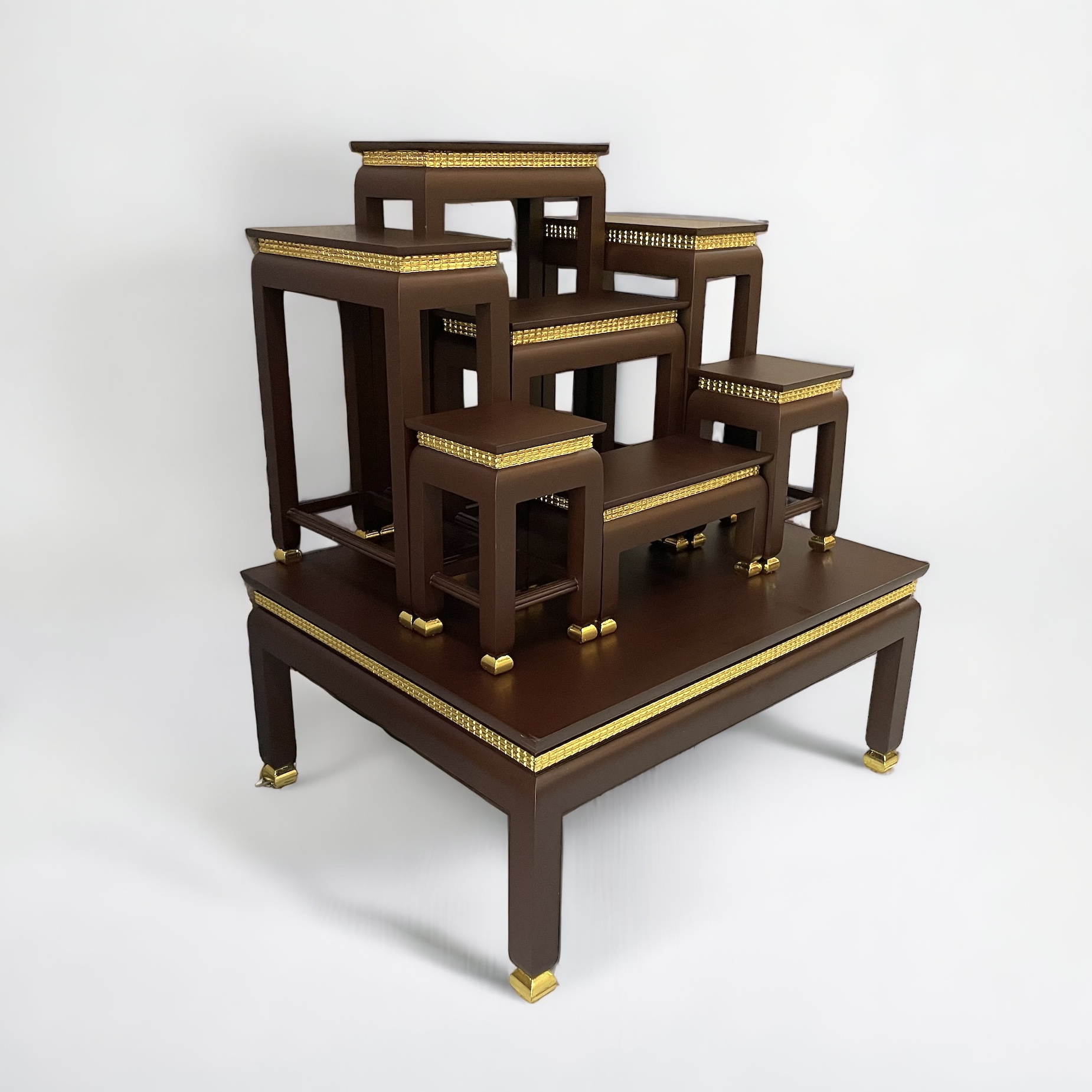 โต๊ะหมู่ 7 หน้า 6 พิกุลน้ำตาล ขาตุ่ม