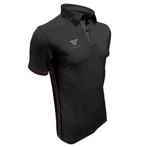 เสื้อโปโลสปอร์ต ดำ จาก VERSUS VP001