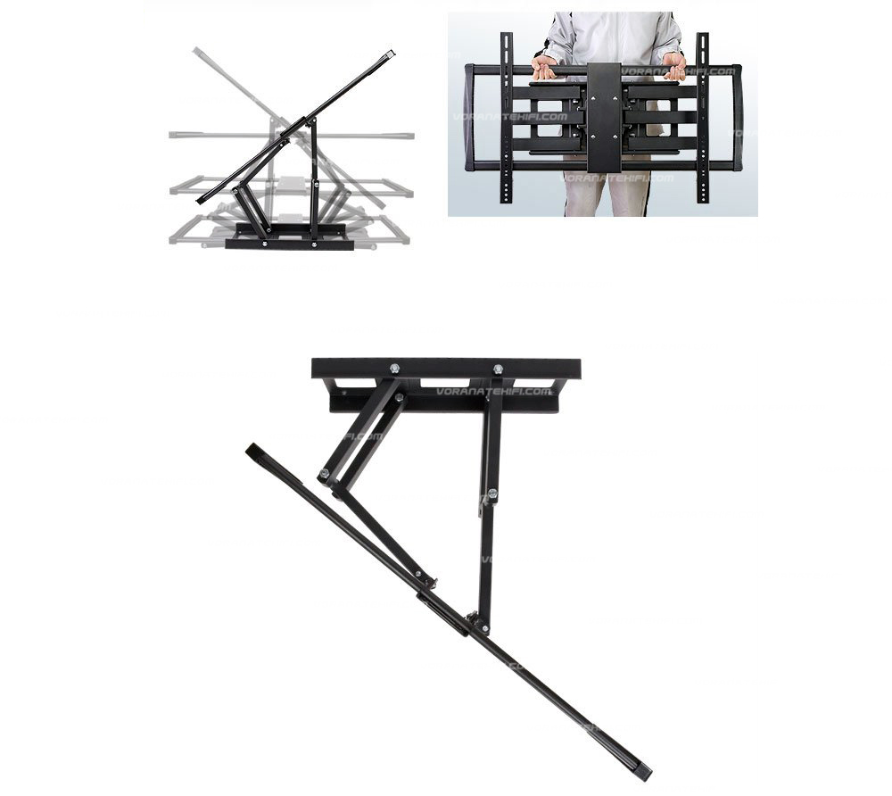 KRAKEN XX-Large ขาแขวนทีวี/จอ Interactive 60"-100" Slim Design Heavy-Duty Full-motion TV Wall Mounts, Max VESA 900x600 mm., Weight Capacity 80 kg./ รับประกันคุณภาพ 3 ปี
