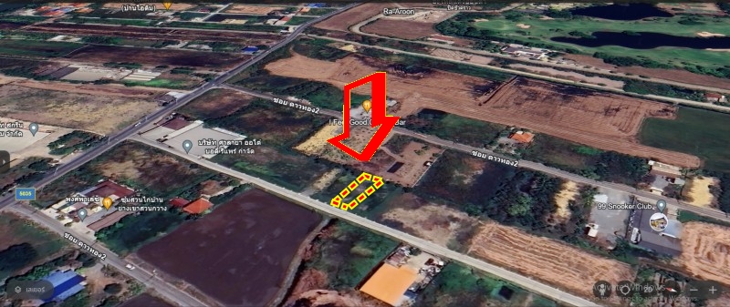 ขายที่ดินเปล่า ย่าน ดาวทอง เฉลิมนิเวศน์ ศาลายา พุทธมณฑล นครปฐม : ใกล้สนามกอล์ฟรอยัลเจมส์ : 96 ตร.วา