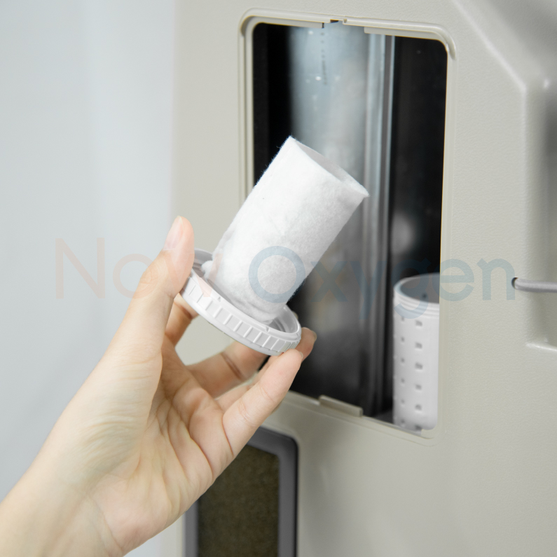 ไส้กรองอากาศเครื่องผลิตออกซิเจน Yuwell รุ่น 7F-3W, 7F-10W แท้ตรงรุ่น ( แพค 6 ชิ้น)