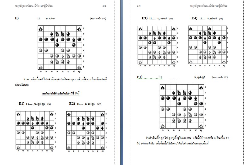 หนังสือหมากรุกไทย กลยุทธ์สุดยอดเซียน ฉบับม้าโยงขวาสู้ม้าเทียม