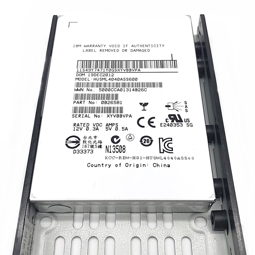 REF, IBM 85Y6189 / 2076-3514 [TorCompTH Thailand ขาย จำหน่าย ราคา] IBM 400GB SAS 2.5IN 6GB SSD HDD for v7000 Gen1