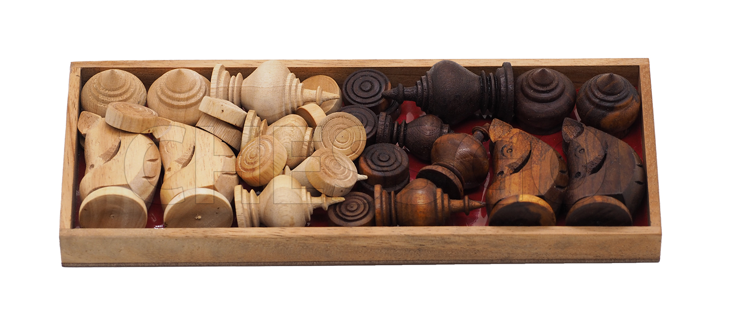 ชุดหมากรุกไทย(กระดานพลาสวูด+ตัวไม้รุ่นปกติ)