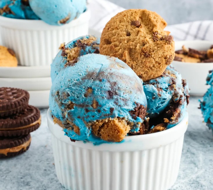 ผงสาหร่ายสไปรูลิน่าสีฟ้า Blue Spirulina Powder เกรด AAA สีเข้ม เข้มข้น ยี่ห้อ Feaga Life ฟีก้าไลฟ์ 40 กรัม