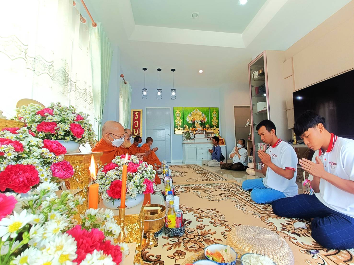 งานพิธีสงฆ์ ทำบุญบริษัท รับจัดงานทำบุญเลี้ยงพระ