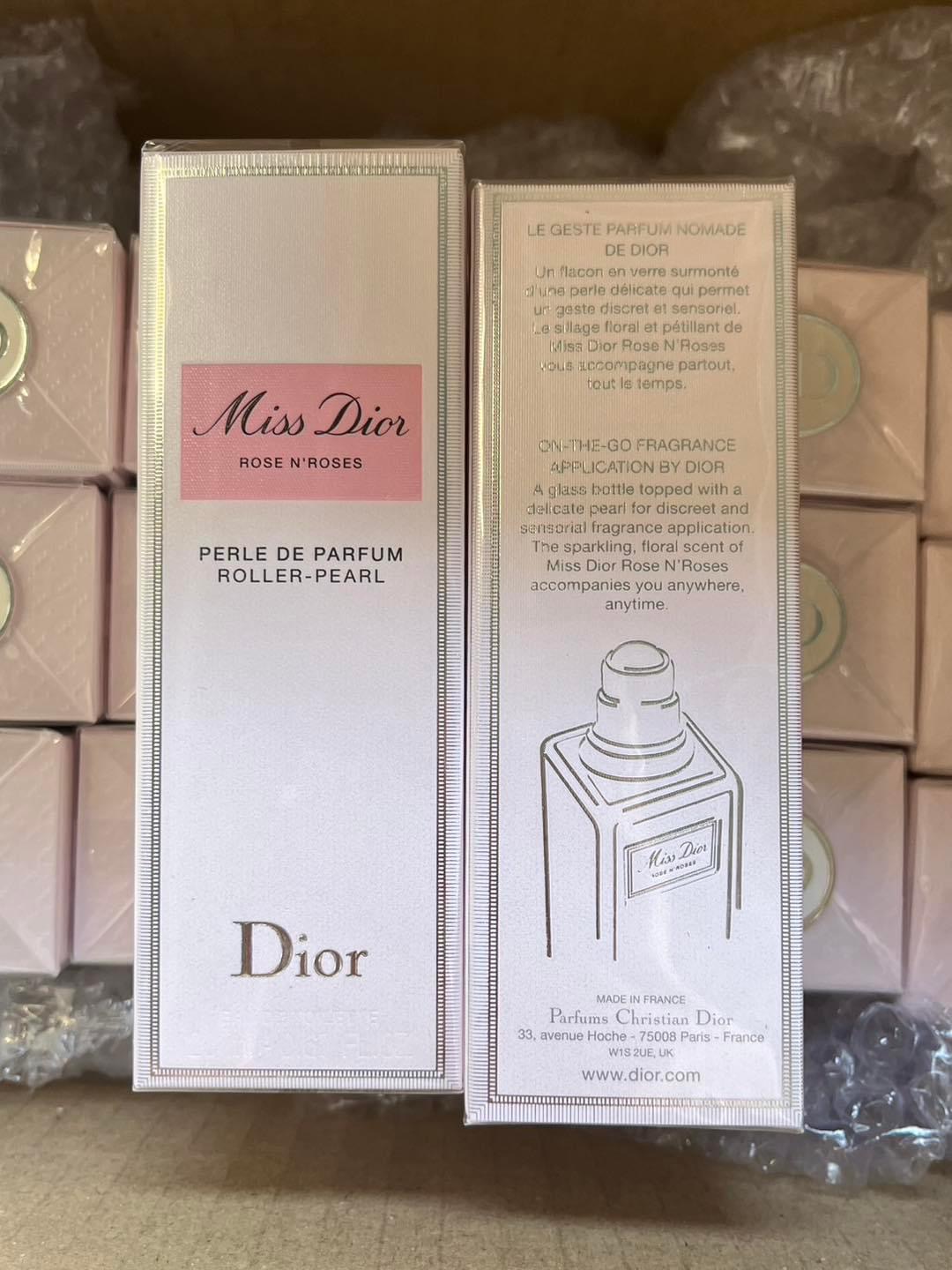 Miss Dior Rose N'Roses Roller Pearl 20ml. น้ำหอมหัวลูกกลิ้ง