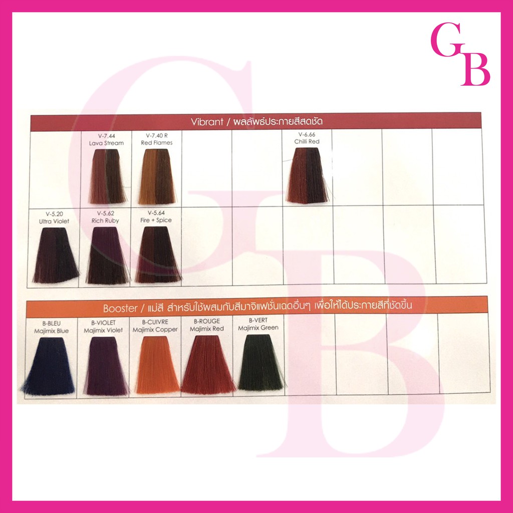 แท้พร้อมส่ง○ (ไม่รวมไฮ) (สีV+แม่สีB) L'Oreal Professionnel Paris Majifashion Booster ครีมย้อมผม ลอรีอัล มาจิแฟชั่น (สนใจเบอร์ไหนรบกวนทักแชทค่ะ) บูสเตอร์