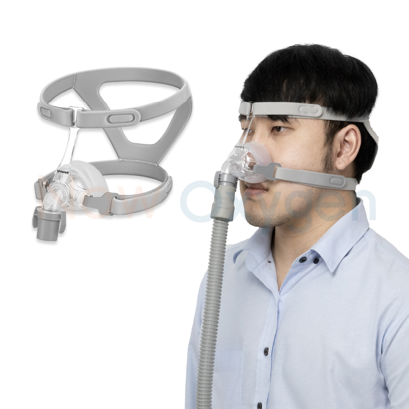 หน้ากากชนิดครอบจมูกสำหรับเครื่อง CPAP Bipap (Yuwell Nasal Mask YN-02) มีขนาด S M L
