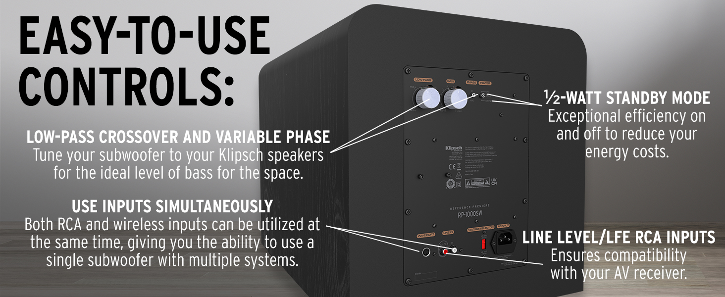 klipsch RP-1000SW