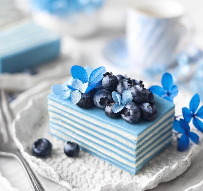 ผงสาหร่ายสไปรูลิน่าสีฟ้า Blue Spirulina Powder เกรด AAA สีเข้ม เข้มข้น ยี่ห้อ Feaga Life ฟีก้าไลฟ์ 40 กรัม